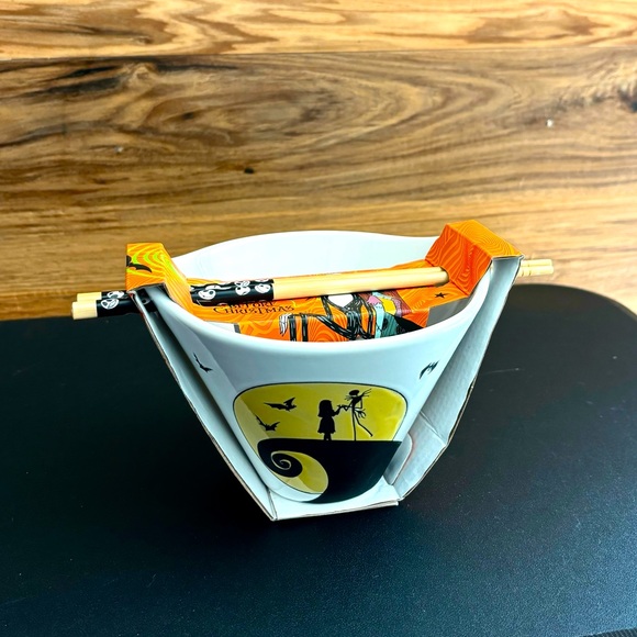 Disney Other - Disney Nightmare Before Christmas Ramen Bowl w/ Chopsticks